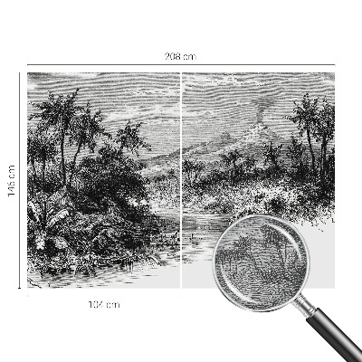 Vlies-Fototapete nach Maß Exotisches Panorama