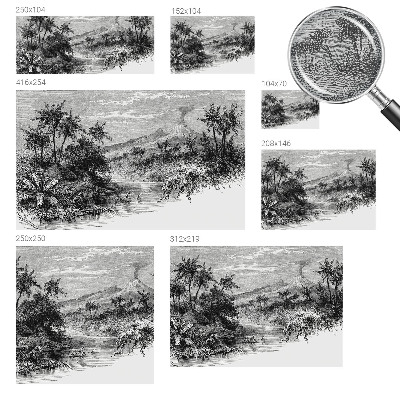 Vlies-Fototapete nach Maß Exotisches Panorama