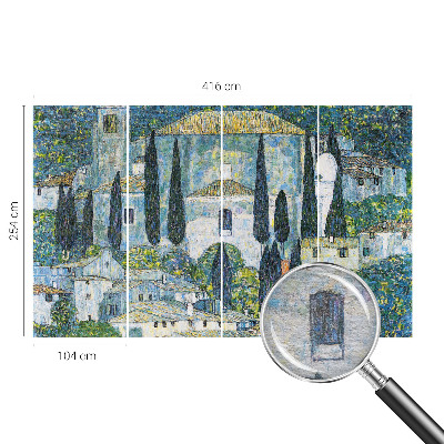 Vliestapete fürs Wohnzimmer Zypressenhäuser