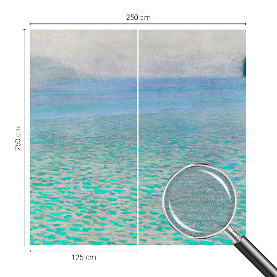 Moderne Vlies-Fototapete Türkisfarbenes Wasser