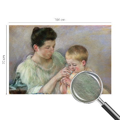 Wand-Fototapete mit einem Motiv zum Thema elterliche Fürsorge