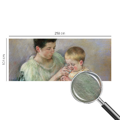 Wand-Fototapete mit einem Motiv zum Thema elterliche Fürsorge