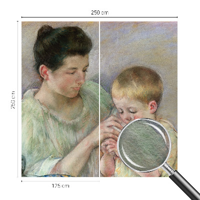 Wand-Fototapete mit einem Motiv zum Thema elterliche Fürsorge
