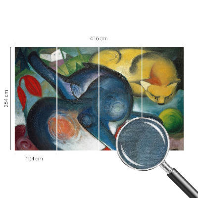 Fototapete nach Maß Katzenkunst