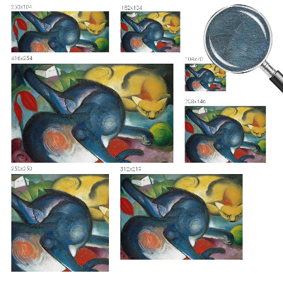 Fototapete nach Maß Katzenkunst