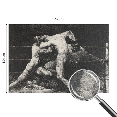 Dekorative Wand-Fototapete mit Motiv eines Boxerduells