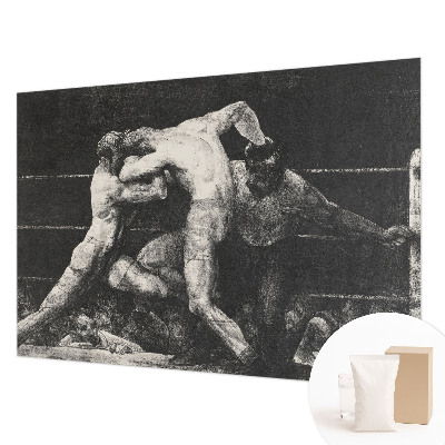 Dekorative Wand-Fototapete Boxerduell