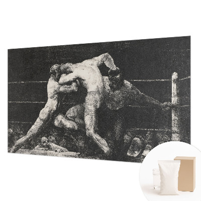 Dekorative Wand-Fototapete Boxerduell