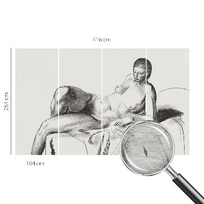 Wandtapete Künstlerischer Akt