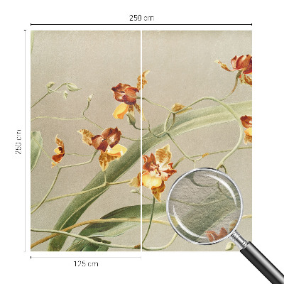 Fototapete fürs Kinderzimmer mit klassischem Orchideenmotiv