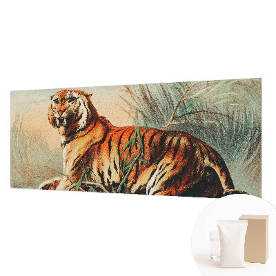 Motivtapete aus Vlies mit naturgetreuem Tiger-Motiv