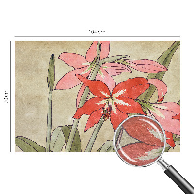 Fototapete aus Vlies mit Motiv aus Taglilienblüten
