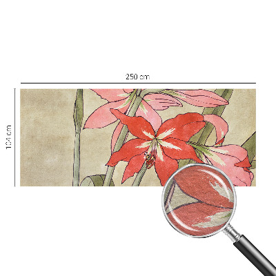 Fototapete aus Vlies mit Motiv aus Taglilienblüten