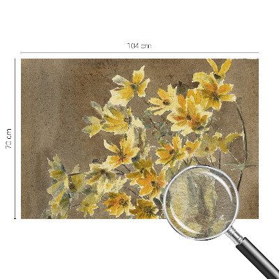 Vlies-Fototapete nach Maß mit einem sonnigen Blumenstrauß als Motiv