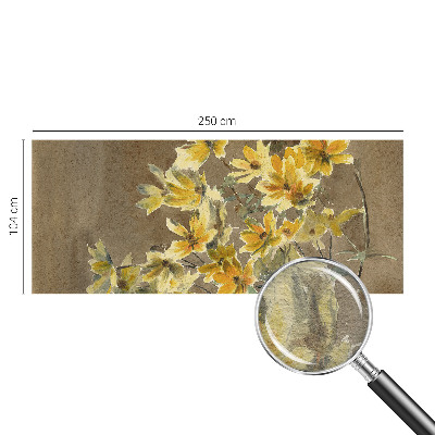 Vlies-Fototapete nach Maß mit einem sonnigen Blumenstrauß als Motiv