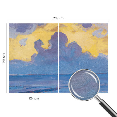 Vlies-Fototapete fürs Schlafzimmer mit einer Wolkenlandschaft