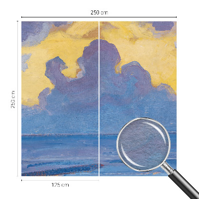 Vlies-Fototapete fürs Schlafzimmer mit einer Wolkenlandschaft