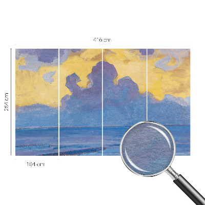 Vlies-Fototapete fürs Schlafzimmer mit einer Wolkenlandschaft