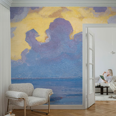 Vlies-Fototapete fürs Schlafzimmer mit einer Wolkenlandschaft
