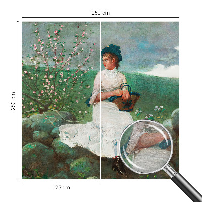 Moderne Vlies-Fototapete mit dem Motiv »Blumenfrieden«
