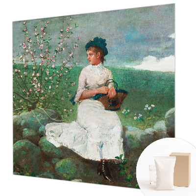 Moderne Vlies-Fototapete Blumenfrieden