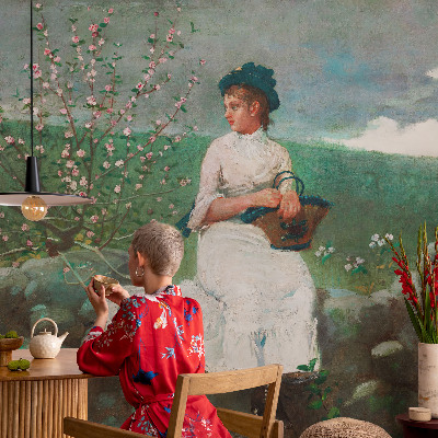 Moderne Vlies-Fototapete mit dem Motiv »Blumenfrieden«