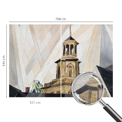 Bildtapete mit Motiv eines architektonischen Turms