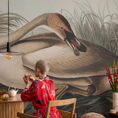 Vlies-Fototapete mit natürlichem Vogelmotiv