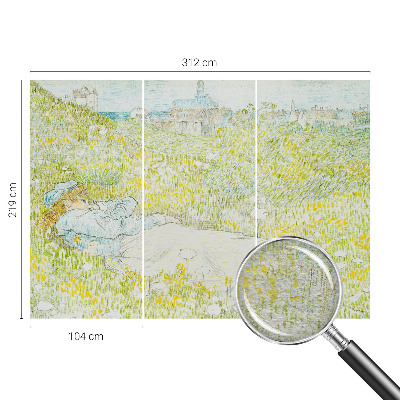 Vlies-Fototapete fürs Wohnzimmer mit Motiv „Frühlingserholung“