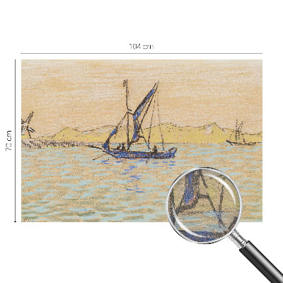 Vlies-Fototapete fürs Schlafzimmer mit dem Motiv „Meer des Friedens”