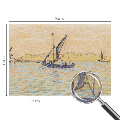Vlies-Fototapete fürs Schlafzimmer mit dem Motiv „Meer des Friedens”