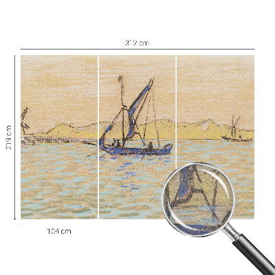 Vlies-Fototapete fürs Schlafzimmer mit dem Motiv „Meer des Friedens”