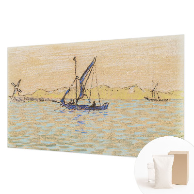 Vlies-Fototapete fürs Schlafzimmer mit dem Motiv „Meer des Friedens”