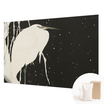 Motivtapete aus Vlies mit Motiv eines Wintervogels