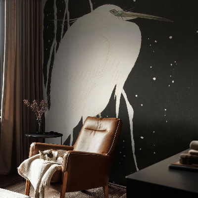 Motivtapete aus Vlies mit Motiv eines Wintervogels