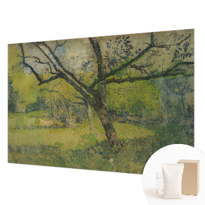 Bedruckte Vlies-Fototapete mit Motiv einer grünen Landschaft