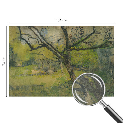 Bedruckte Vlies-Fototapete mit Motiv einer grünen Landschaft