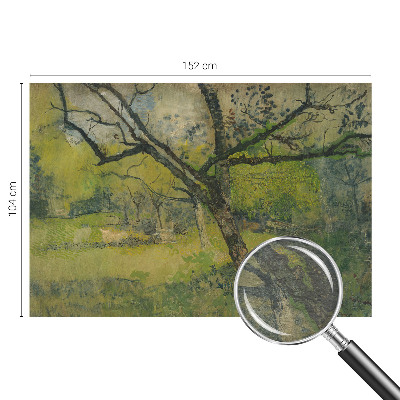 Bedruckte Vlies-Fototapete mit Motiv einer grünen Landschaft