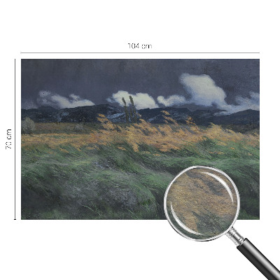 Bildtapete Verwehtes Gras