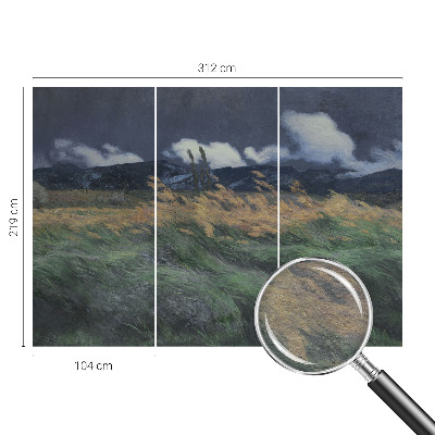 Bildtapete Verwehtes Gras