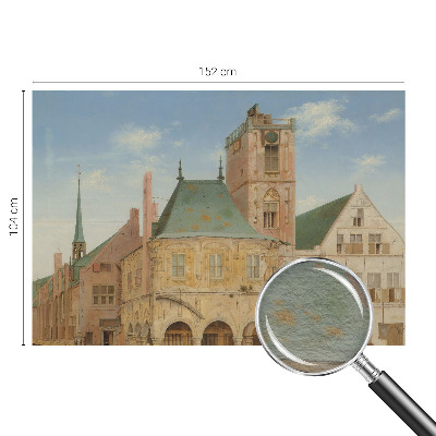 Wand-Fototapete mit Motiv des historischen Rathauses