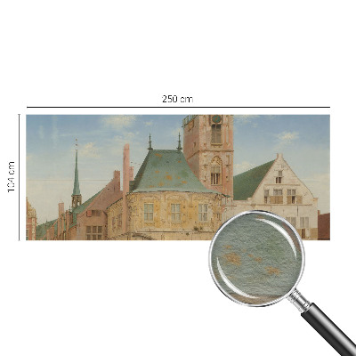 Wand-Fototapete mit Motiv des historischen Rathauses