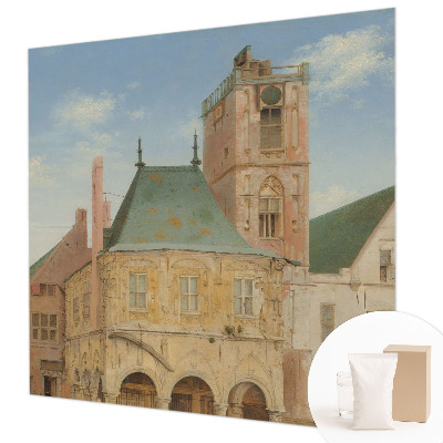 Wand-Fototapete mit Motiv des historischen Rathauses