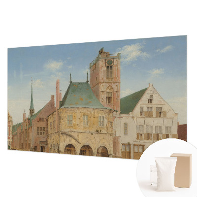Wand-Fototapete mit Motiv des historischen Rathauses