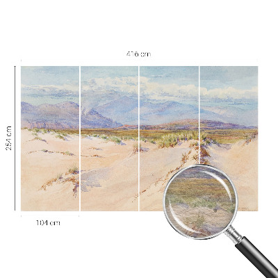Fototapete nach Maß mit einer Wüstenlandschaft als Motiv