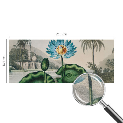 Dekorative Wand-Fototapete mit exotischer Landschaft
