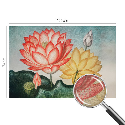 Fototapete mit Motiv aus Lotusblumen