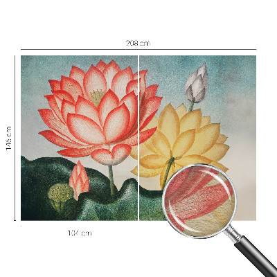 Fototapete mit Motiv aus Lotusblumen