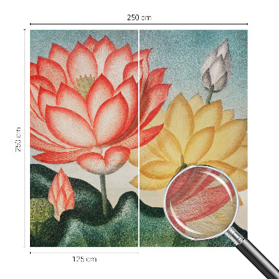 Fototapete mit Motiv aus Lotusblumen