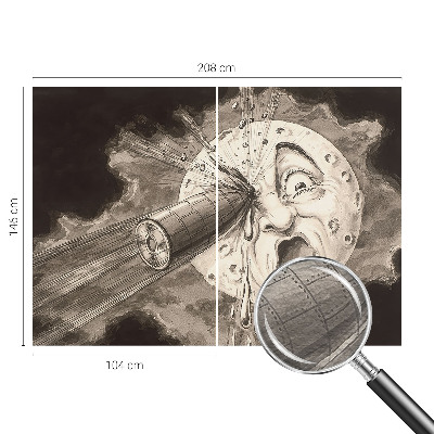 Wandtapete Kosmische Kollision